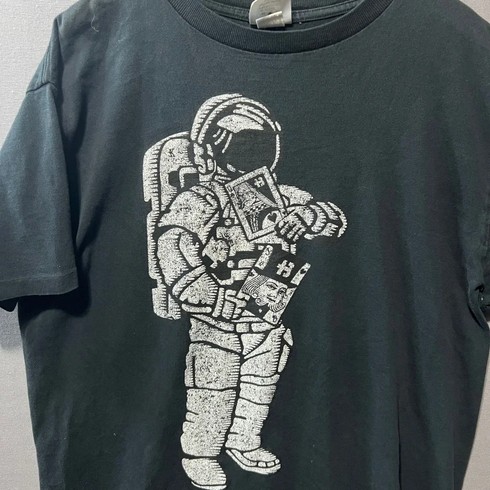 Billionaire Boys Club BBC Astronaut Playing Cards T-Shirt Black Japan Made L